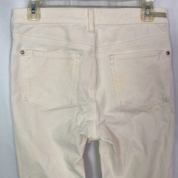 Anthro PILCRO and the Letterpress Cream High-Rise Skinny Ankle Cords  Size 28 - Picture 9 of 13